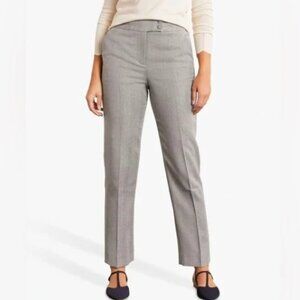 Boden Heritage British Tweed Ankle Trousers Pants Herringbone Wool Blend sz US 8